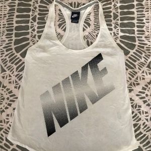 NIKE Tank - White/Gray - S - Like New!